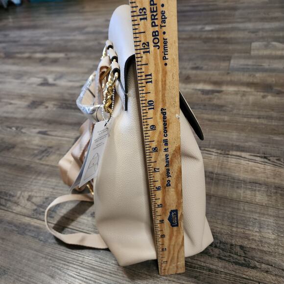 NWT Tommy Hilfiger backpack purse light beige D - Picture 5 of 16